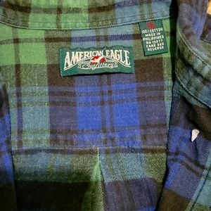 American eagle XL button up flannel shirt